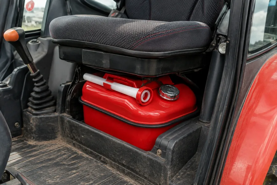 20L Horizontal Agricultural Fuel Can in use: Agriculture