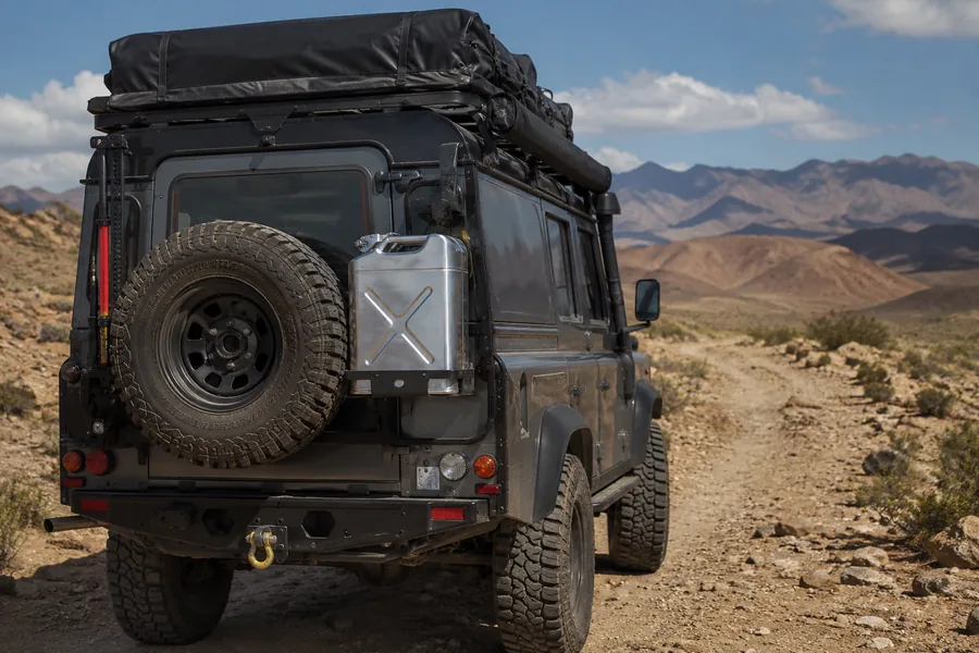 20L Aluminium NATO Can in use: Expedition & overland