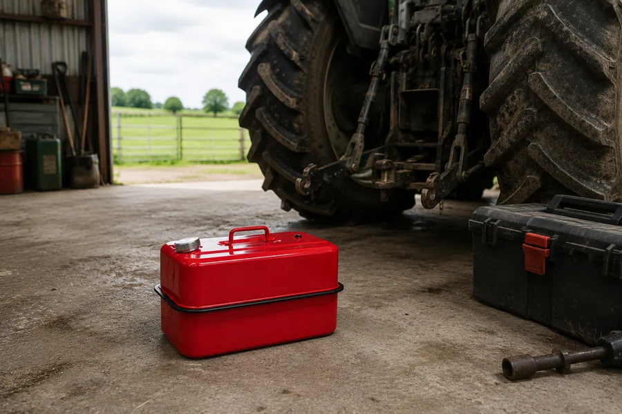20L Steel Oil Tank in use: Agriculture