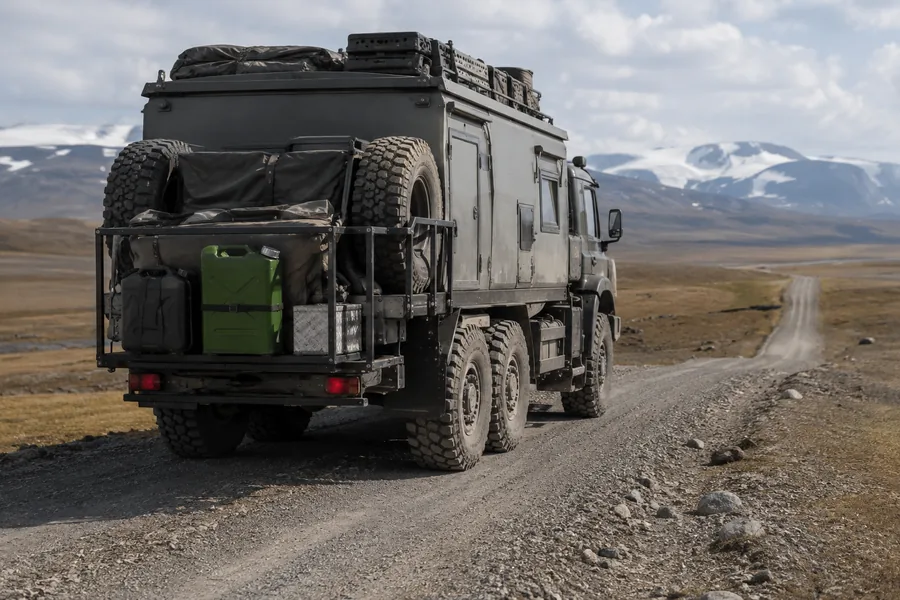 25L & 30L NATO Can in use: Long-distance overland