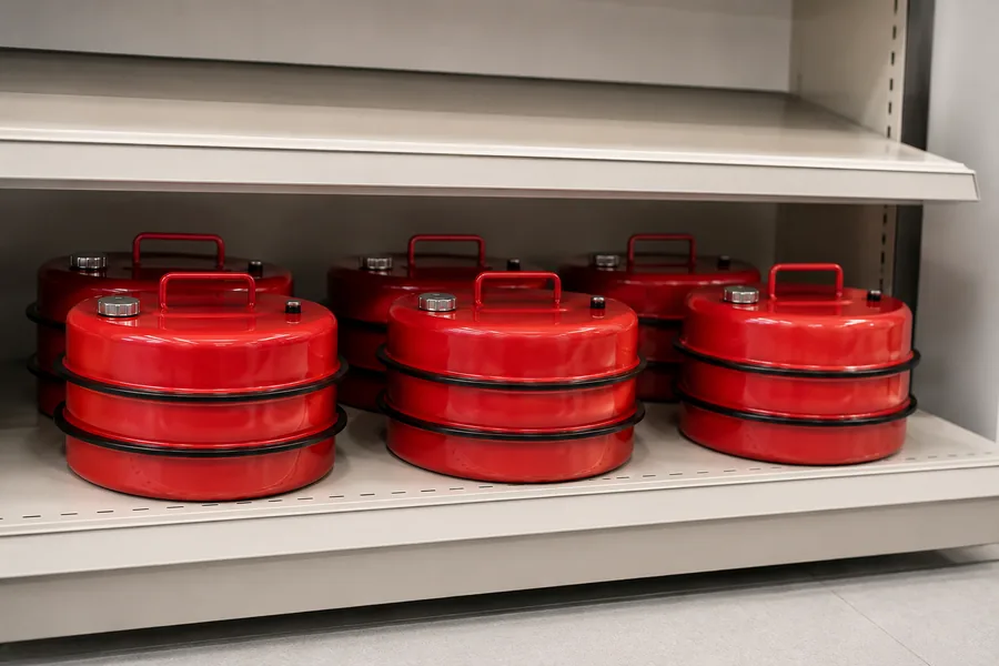 3L Compact Fuel Can in use: Private-label retail
