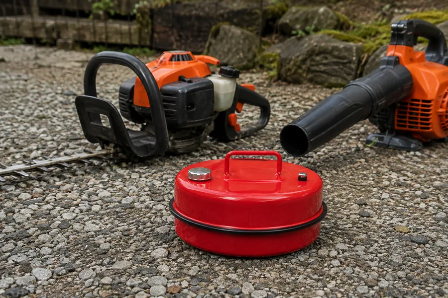3L Compact Fuel Can in use: Small plant