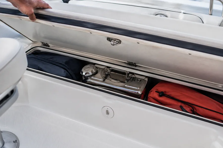5L Stainless Steel Water Can in use: Marine