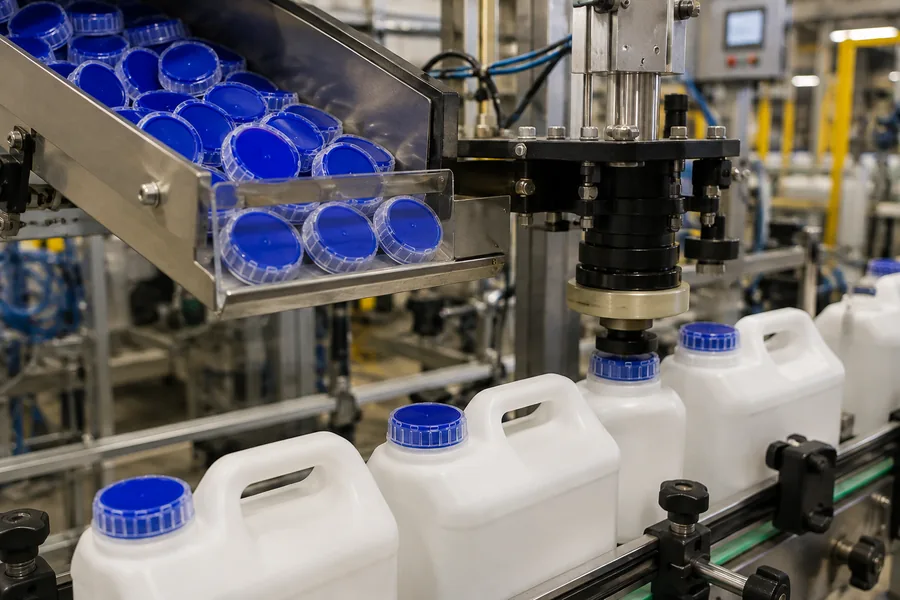 Child-Resistant Closures in use: Fuel can manufacture