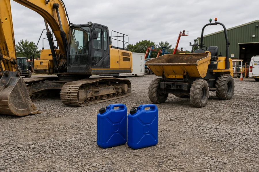 DEF Can — Diesel Exhaust Fluid in use: Plant hire