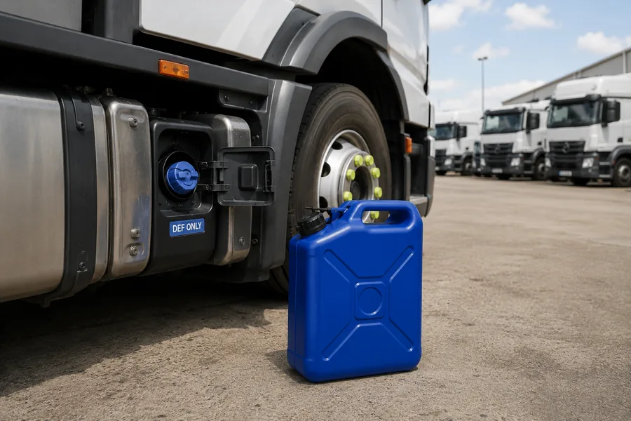 DEF Can — Diesel Exhaust Fluid in use: Truck & fleet