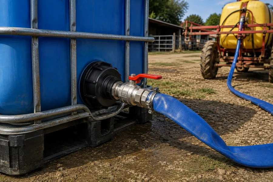 Drum & IBC Adapters in use: Agriculture