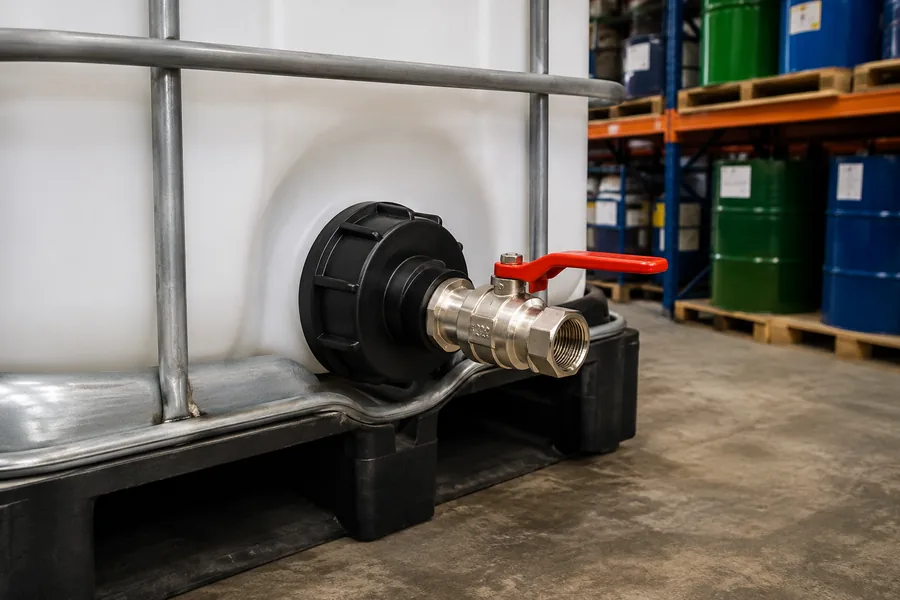 Drum & IBC Adapters in use: Chemical distribution