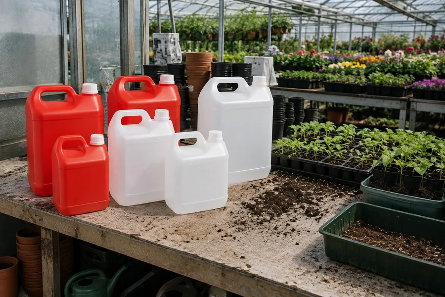 Economy HDPE Jerrycan — non-UN in use: Horticulture