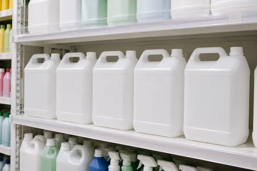 Economy HDPE Jerrycan — non-UN in use: Retail private label