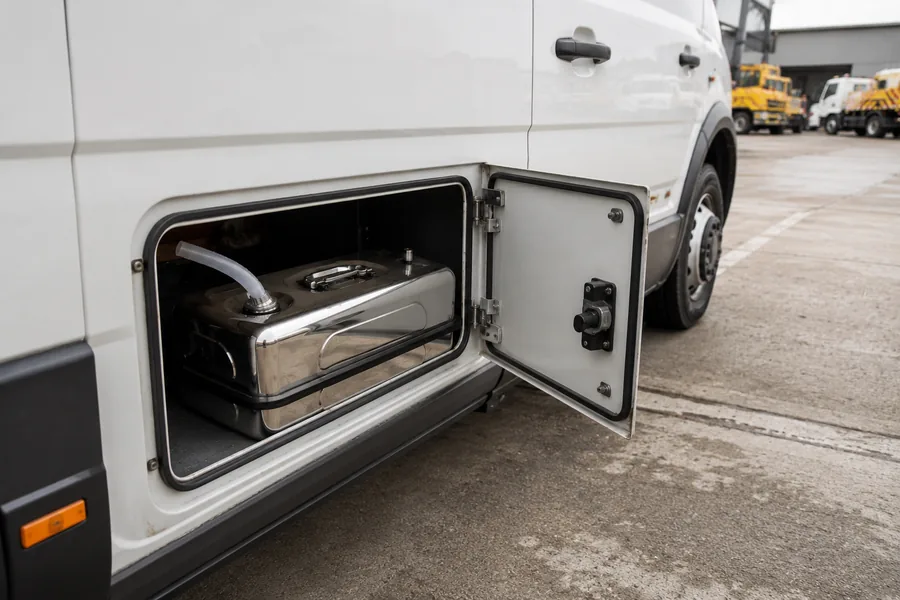 Horizontal Stainless Can — 5L / 10L / 20L in use: Fleet maintenance