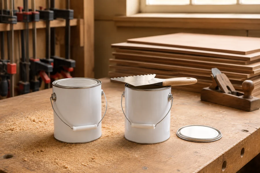 Round Metal Tin Can, 50ml to 6L in use: Adhesives