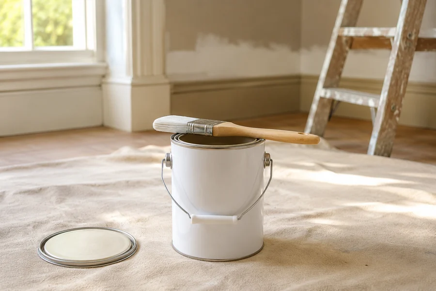 Round Metal Tin Can, 50ml to 6L in use: Paint & decorative coatings