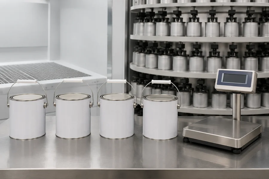 Round Metal Tin Can, 50ml to 6L in use: Solvents & thinners