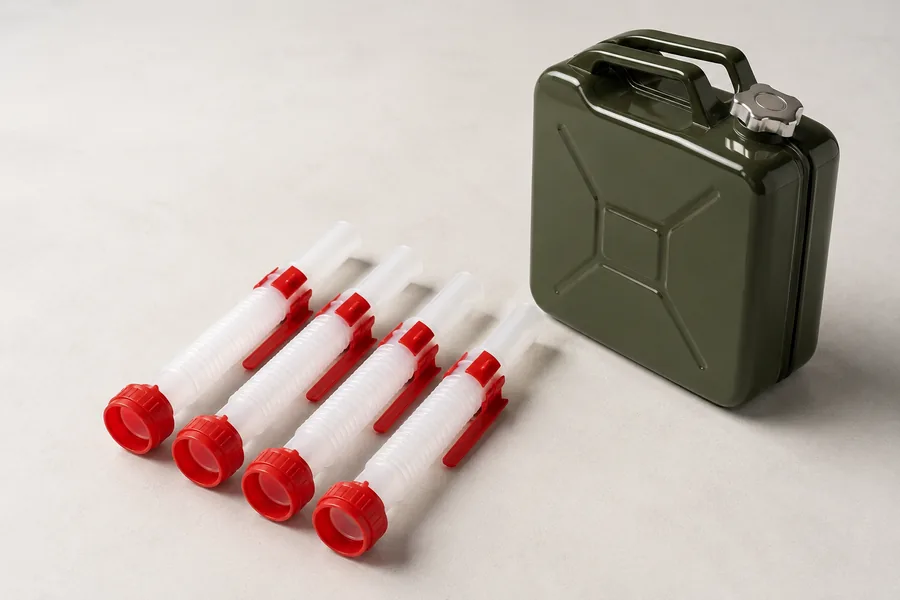 Pouring Spouts & Nozzles in use: Retail bundles