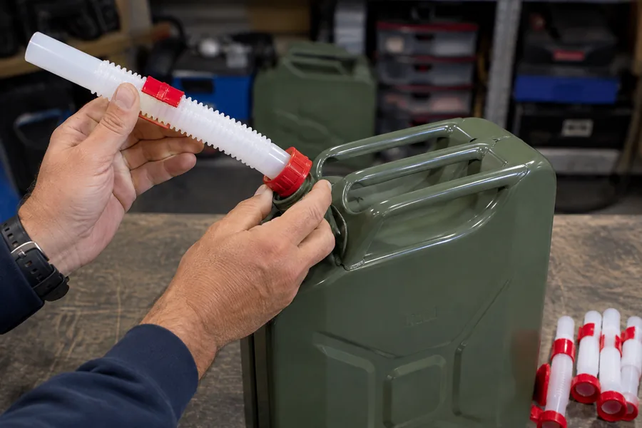 Pouring Spouts & Nozzles in use: Vehicle outfitters