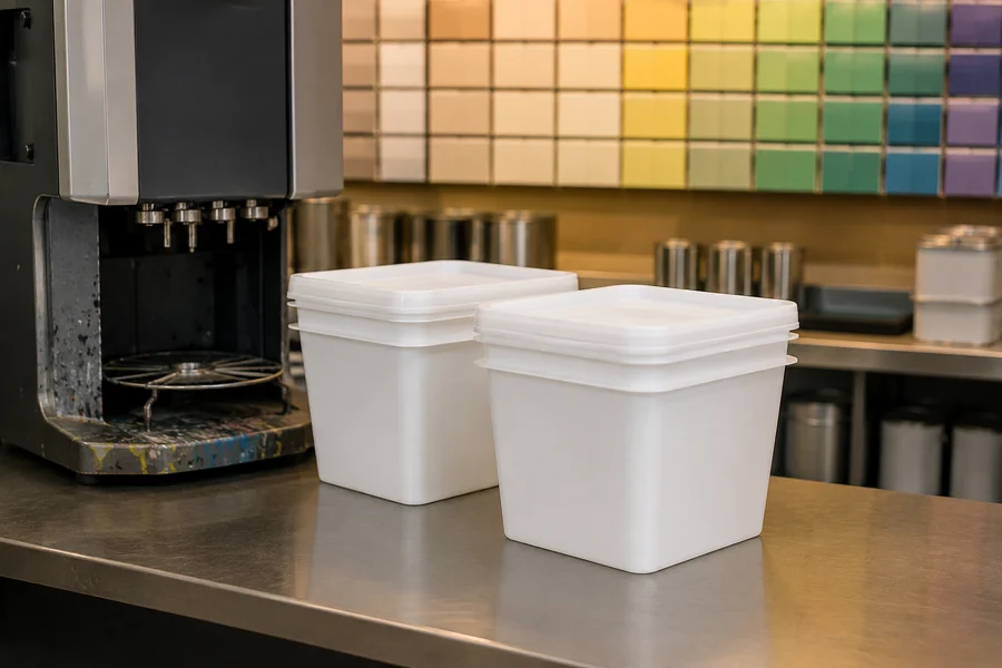 Rectangular & Square PP Bucket, 3.7L to 32L in use: Paint & coatings
