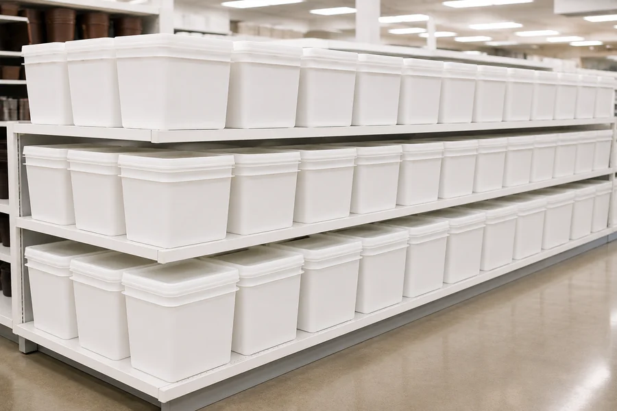 Rectangular & Square PP Bucket, 3.7L to 32L in use: Retail private label