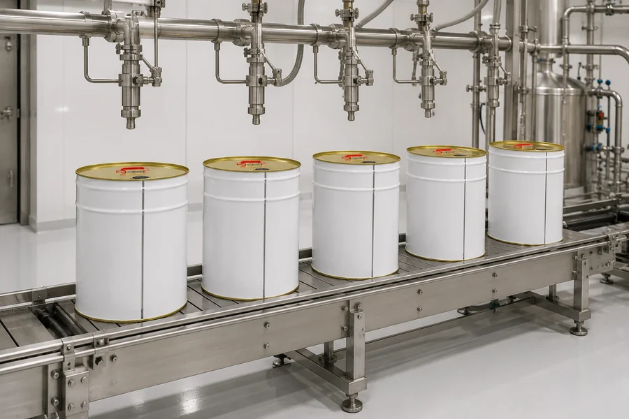 Round Metal Bucket, 5L to 25L in use: Edible oils