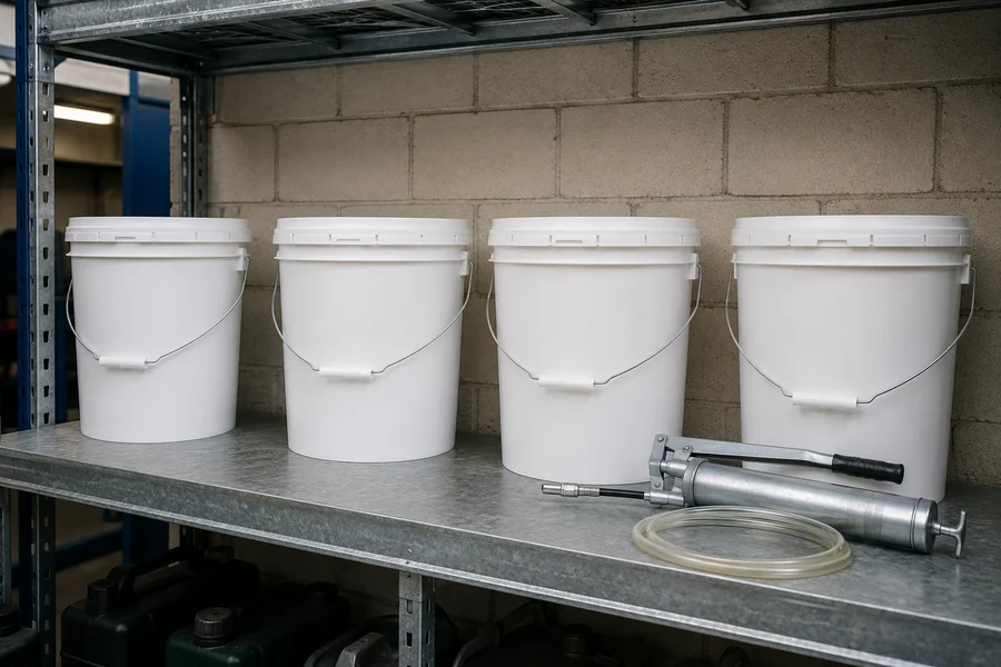 Round PP Bucket, 2.5L to 20L in use: Lubricants & greases