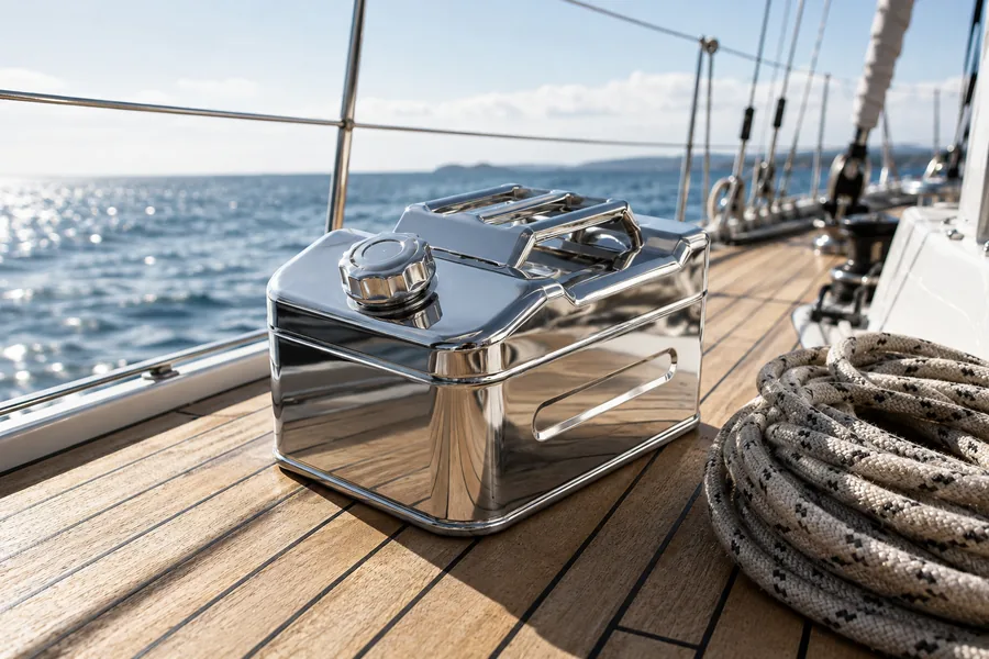 Stainless NATO Can — 10L / 20L in use: Marine