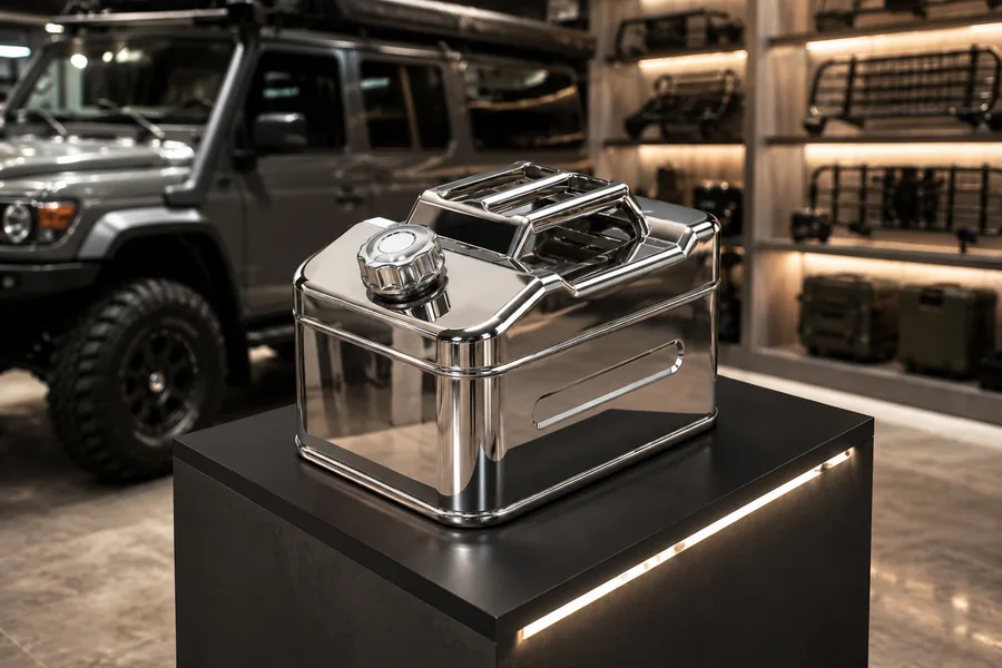 Stainless NATO Can — 10L / 20L in use: Premium 4x4 retail