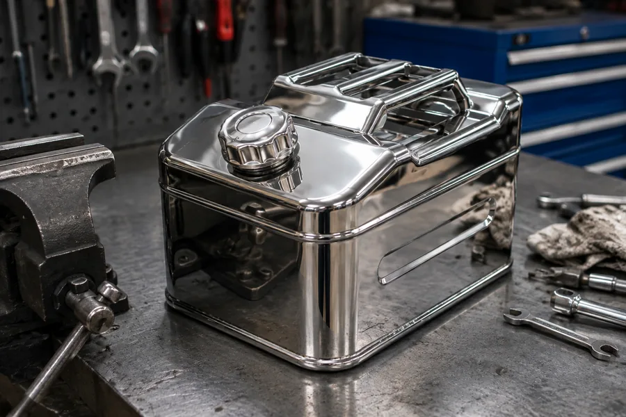 Stainless NATO Can — 10L / 20L in use: Workshops