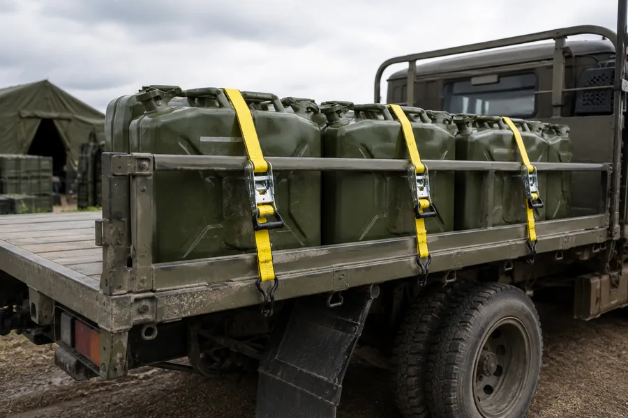 Tie-Downs & Retention Straps in use: Defence & government