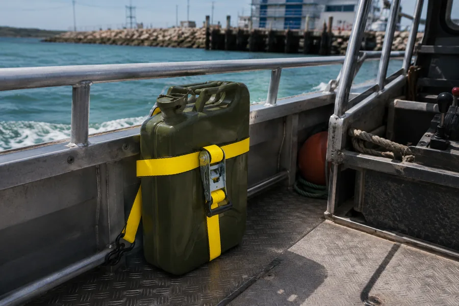Tie-Downs & Retention Straps in use: Marine