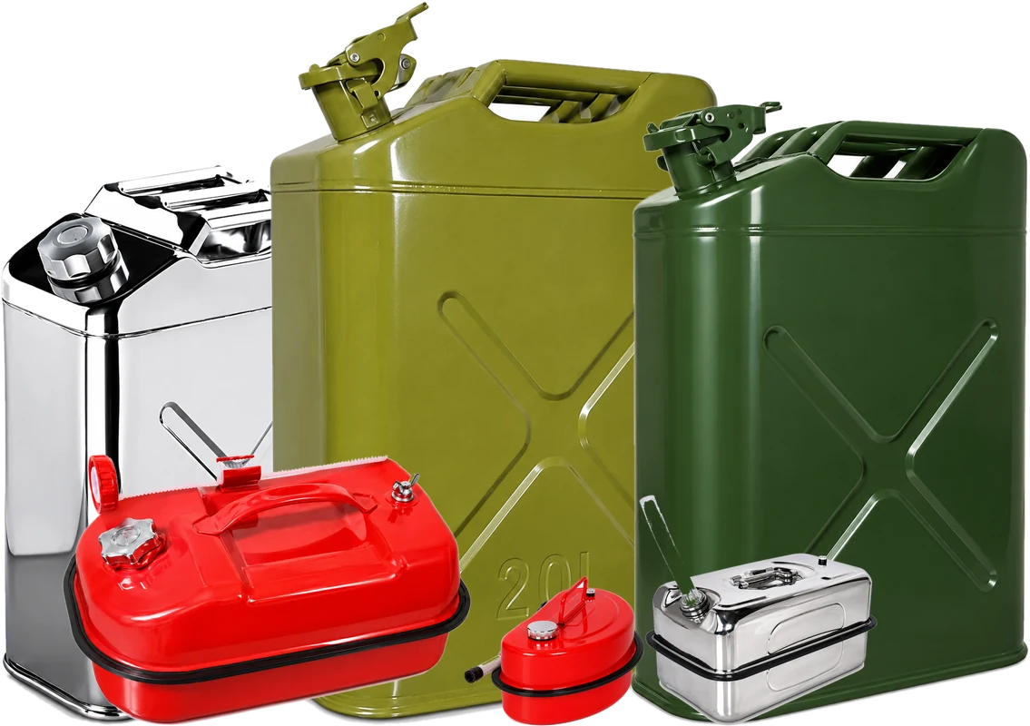 The Fortitude21 range: stainless, olive drab and green NATO-pattern uprights with horizontal and compact cans