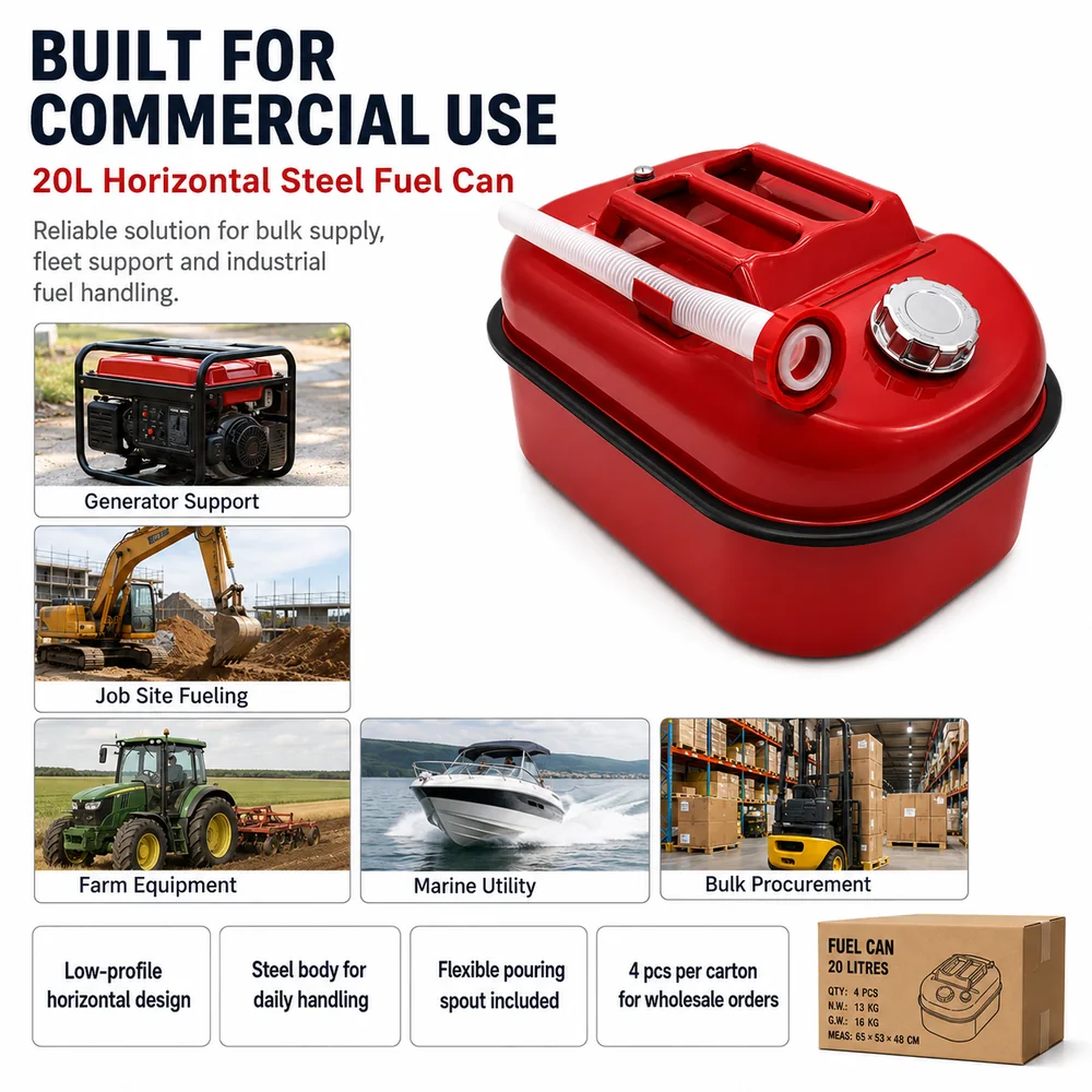 20L Horizontal Agricultural Fuel Can — view 4