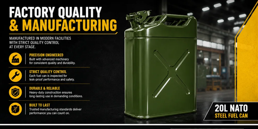 20L NATO Steel Fuel Can — view 2