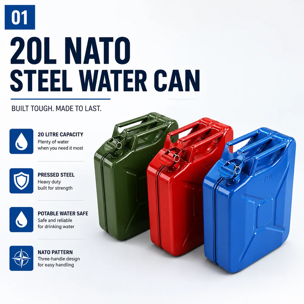 20L NATO Steel Water Can — view 2
