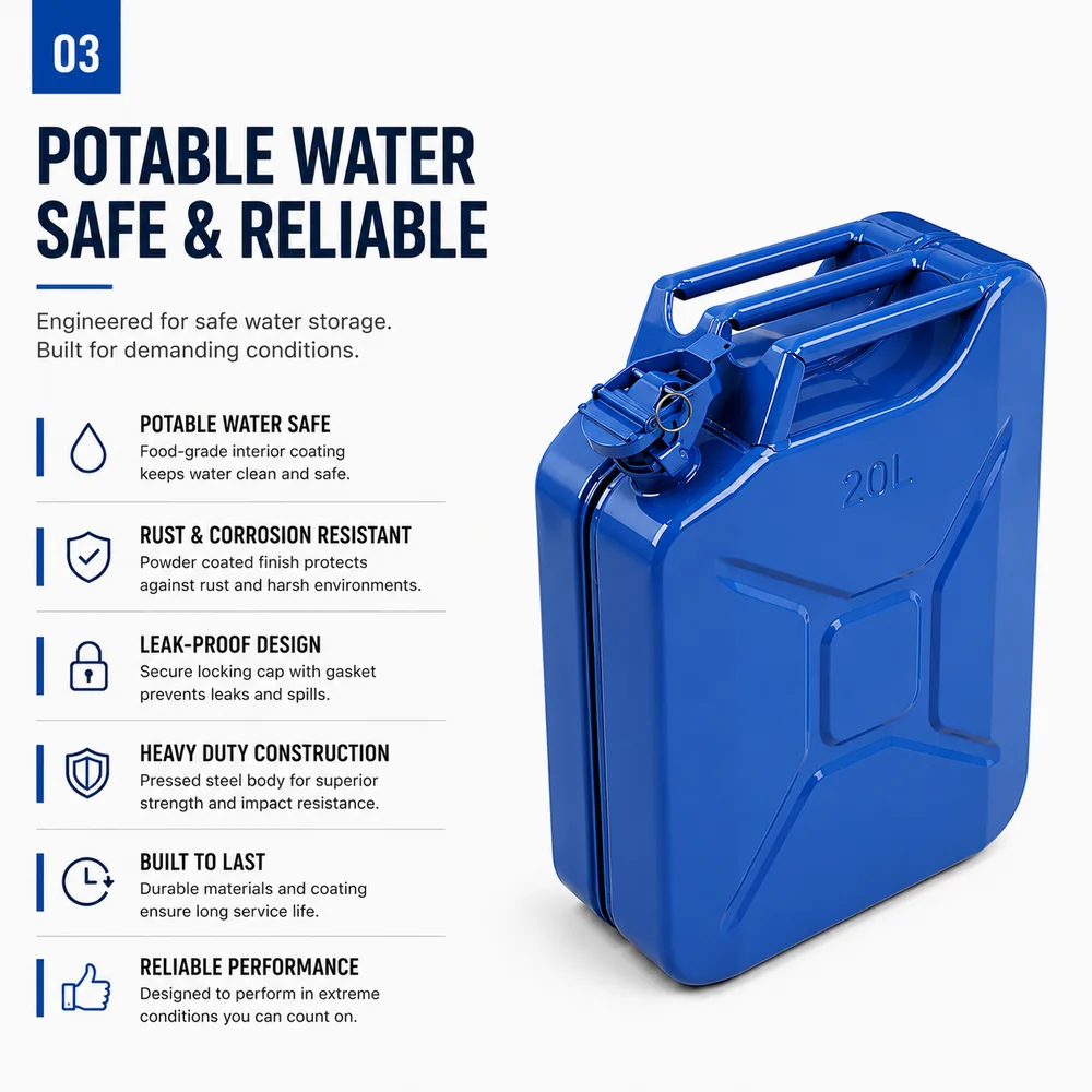 20L NATO Steel Water Can — view 4