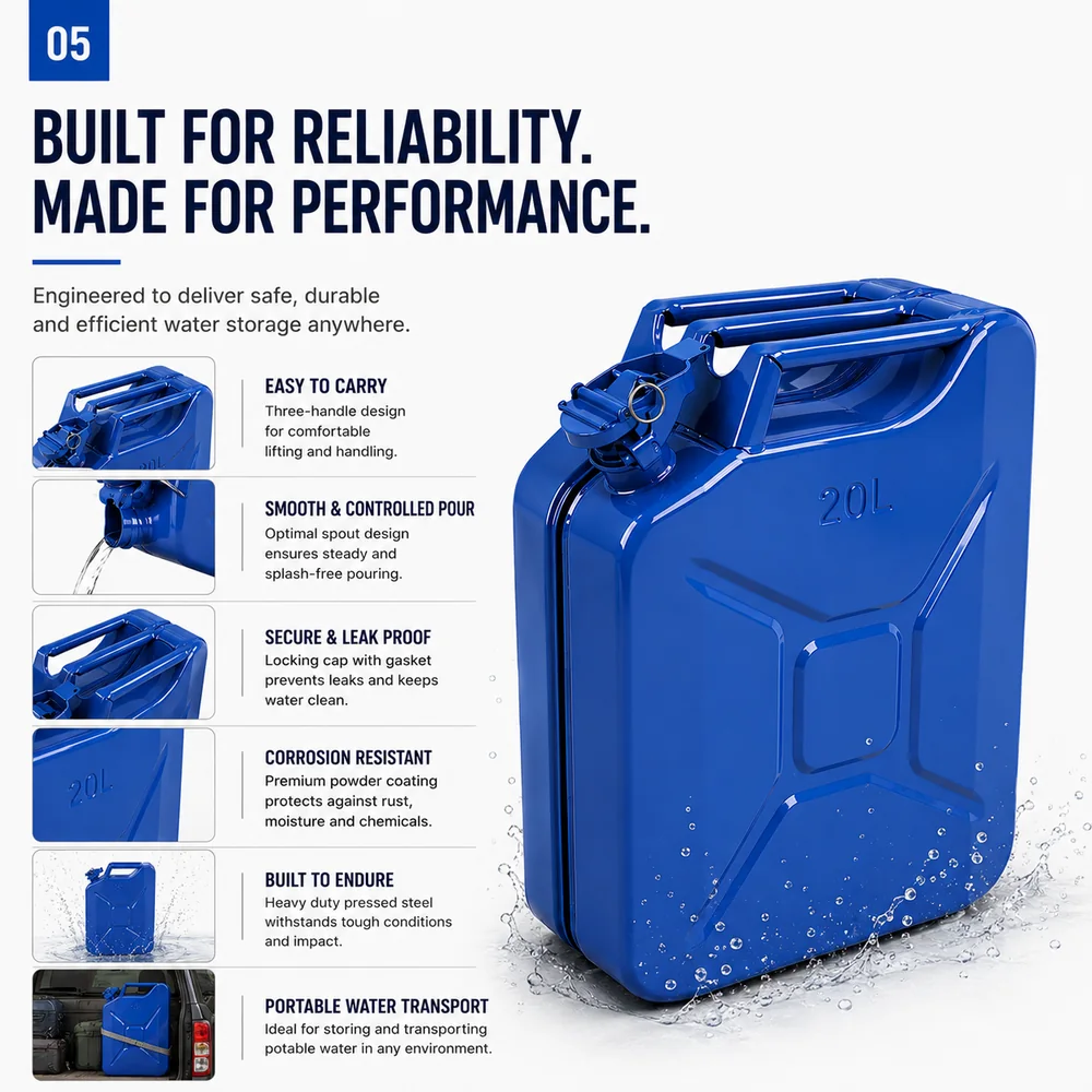 20L NATO Steel Water Can — view 6
