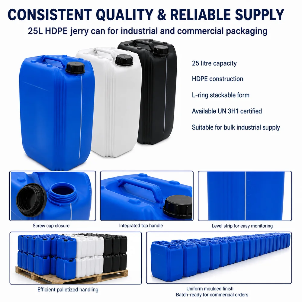 25L Stackable Plastic Jerrycan — view 7