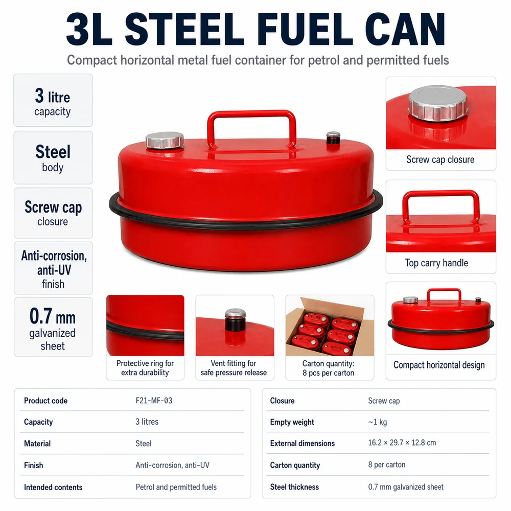 3L Compact Fuel Can — view 6