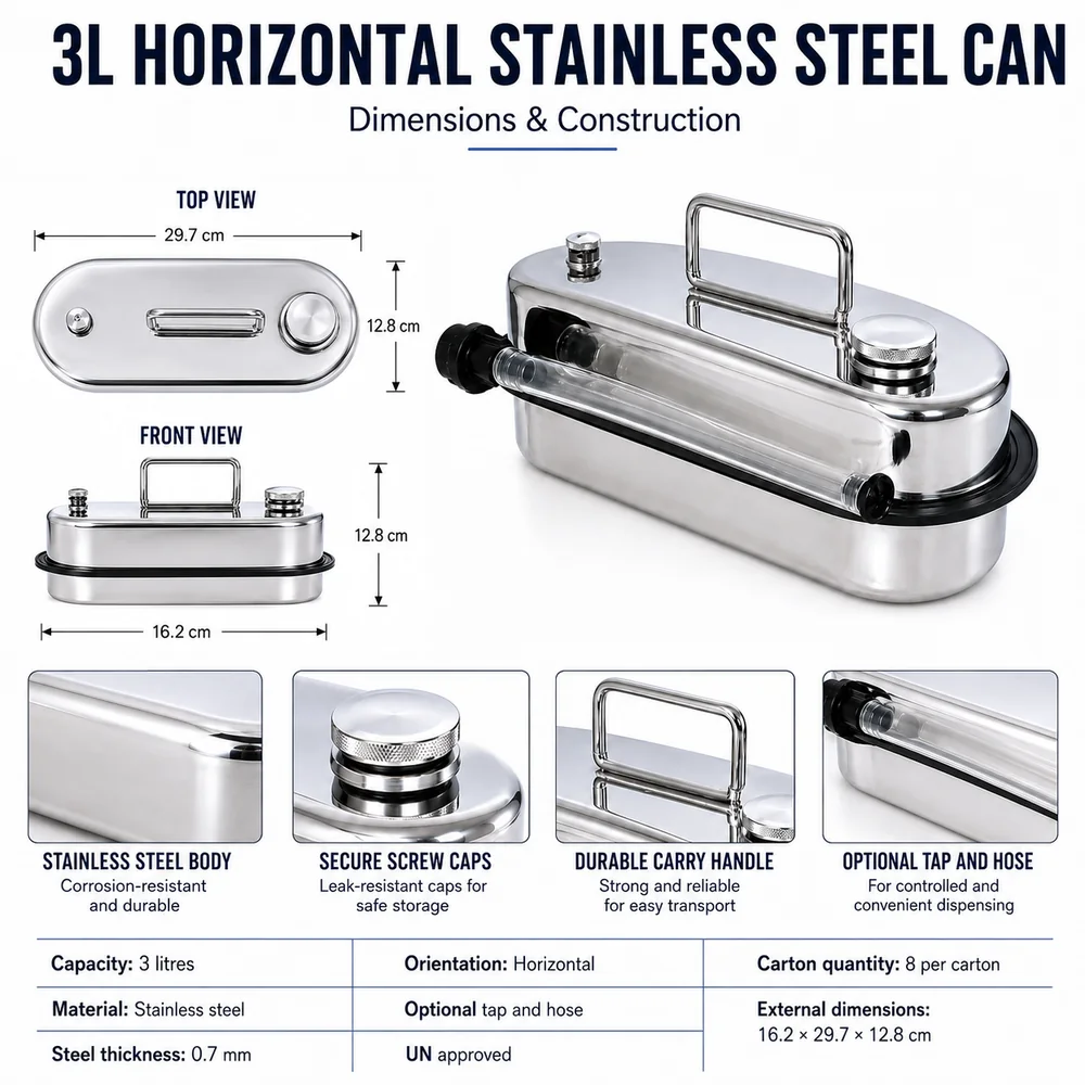 3L Mini Horizontal Can — view 3