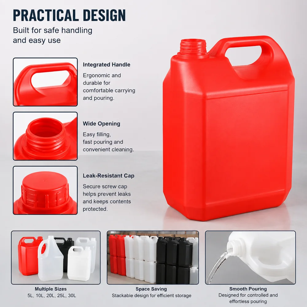 Economy HDPE Jerrycan — non-UN — view 7