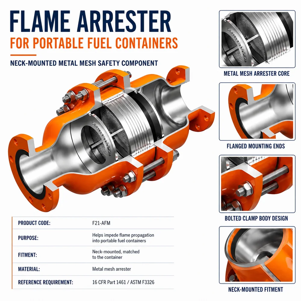 Flame Mitigation Devices — view 2