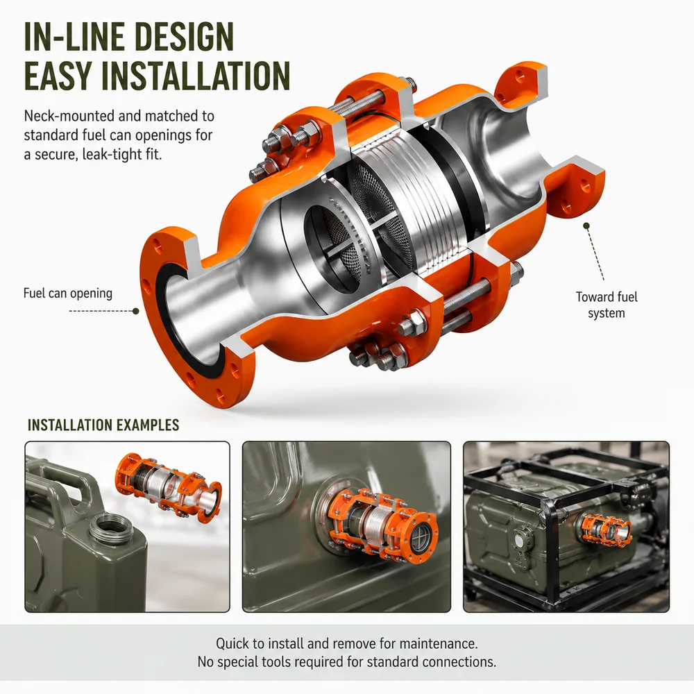 Flame Mitigation Devices — view 6