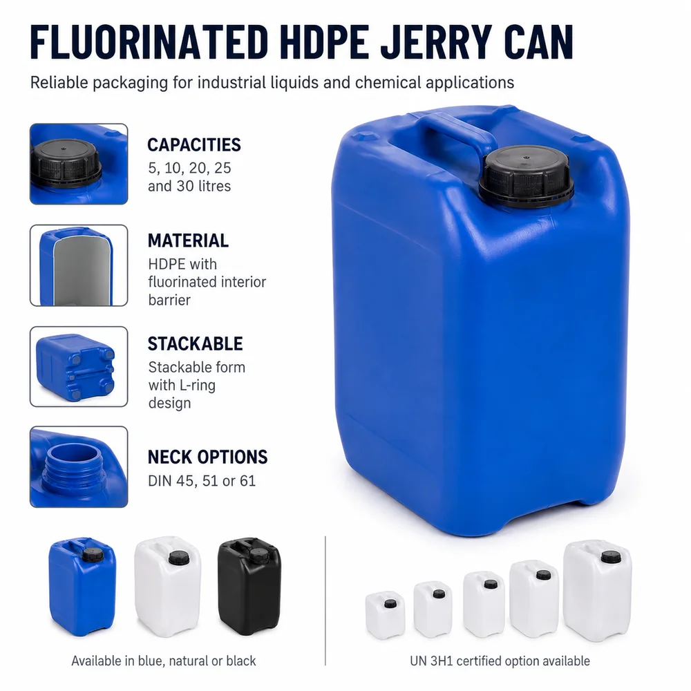 Fluorinated HDPE Jerrycan — view 4