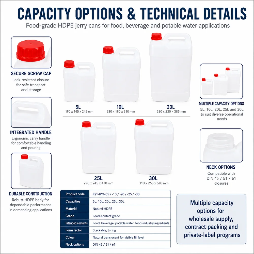 Food-Grade HDPE Jerrycan — view 13