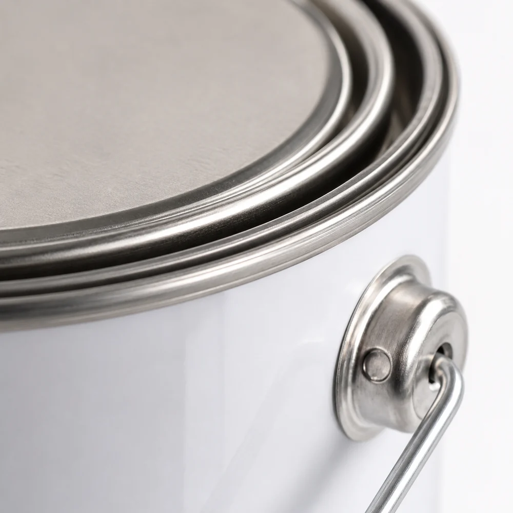 Round Metal Tin Can, 50ml to 6L — view 5