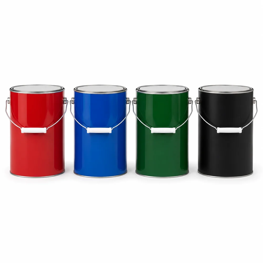 Round Metal Tin Can, 50ml to 6L — view 8