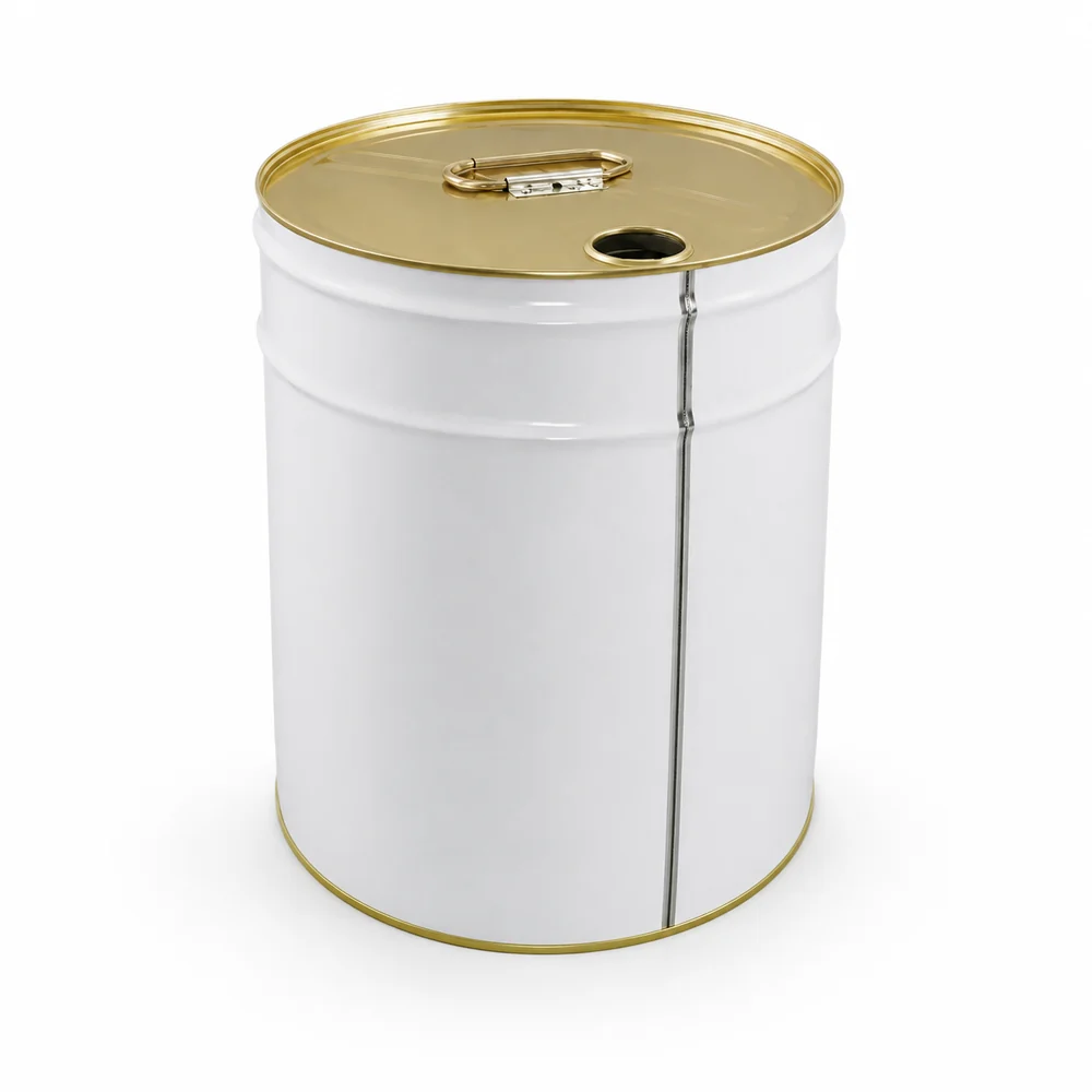 Round Metal Bucket, 5L to 25L