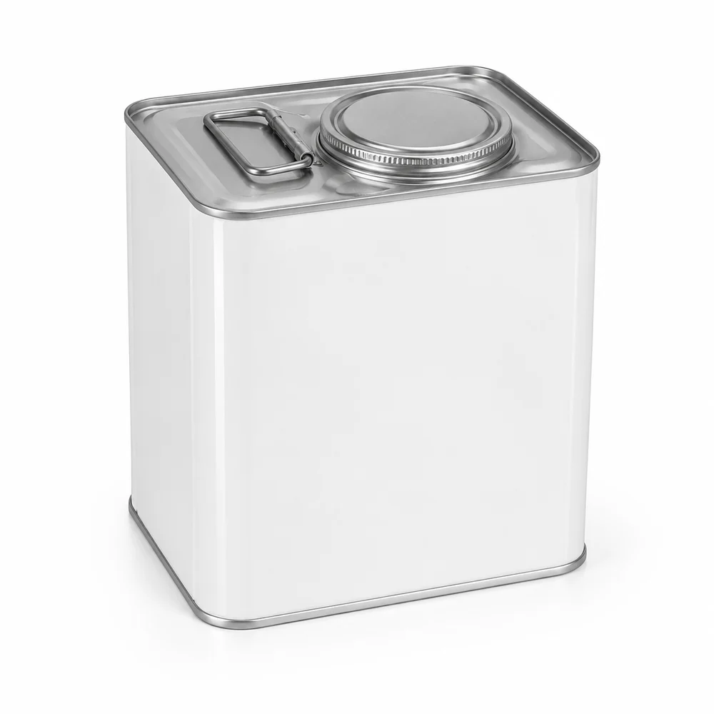 Square Metal Tin Can & Bucket, 250ml to 25L — view 3