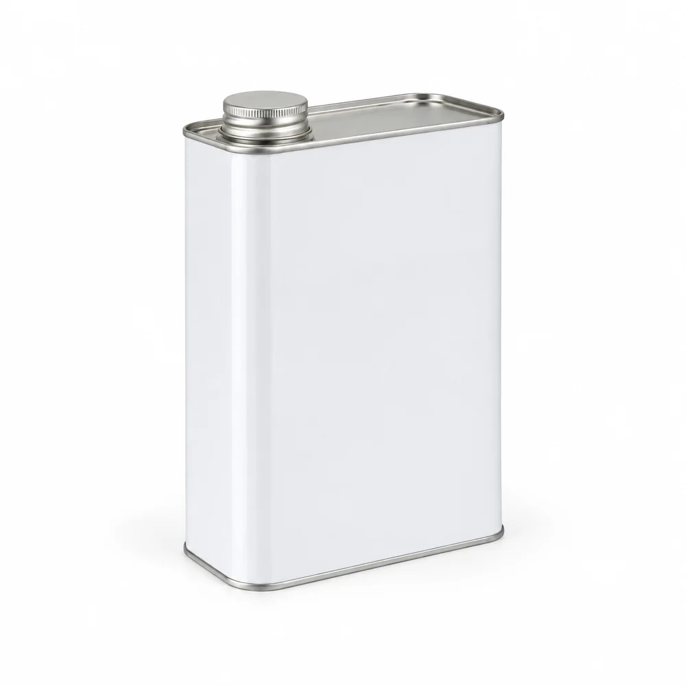 Square Metal Tin Can & Bucket, 250ml to 25L — view 2
