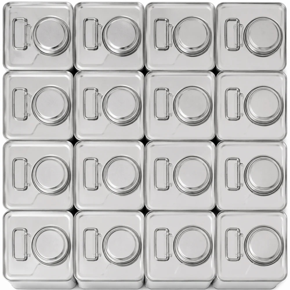Square Metal Tin Can & Bucket, 250ml to 25L — view 7