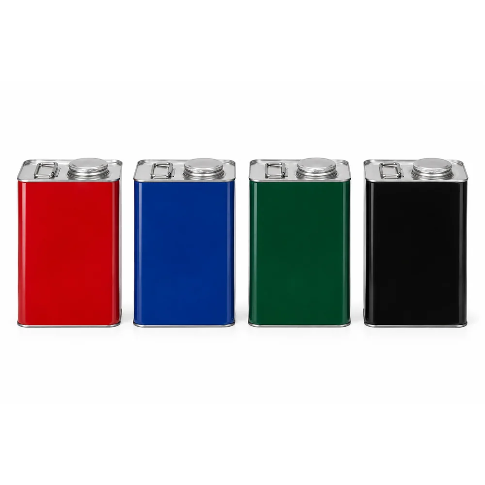Square Metal Tin Can & Bucket, 250ml to 25L — view 8